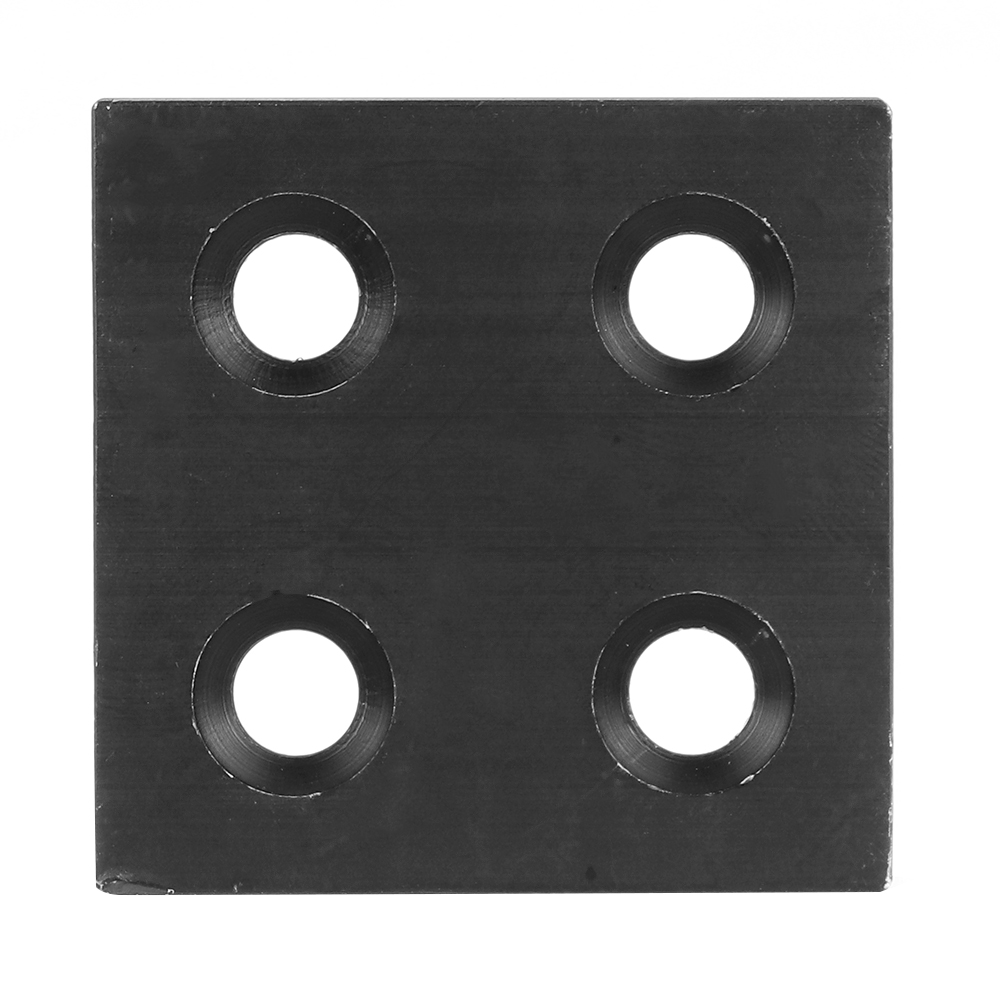 2Pcs 4040 Aluminum Profile End Cap Cover Plate Single/Double Holes 40*40 Double Slot Metal Cover For Aluminum Profiles