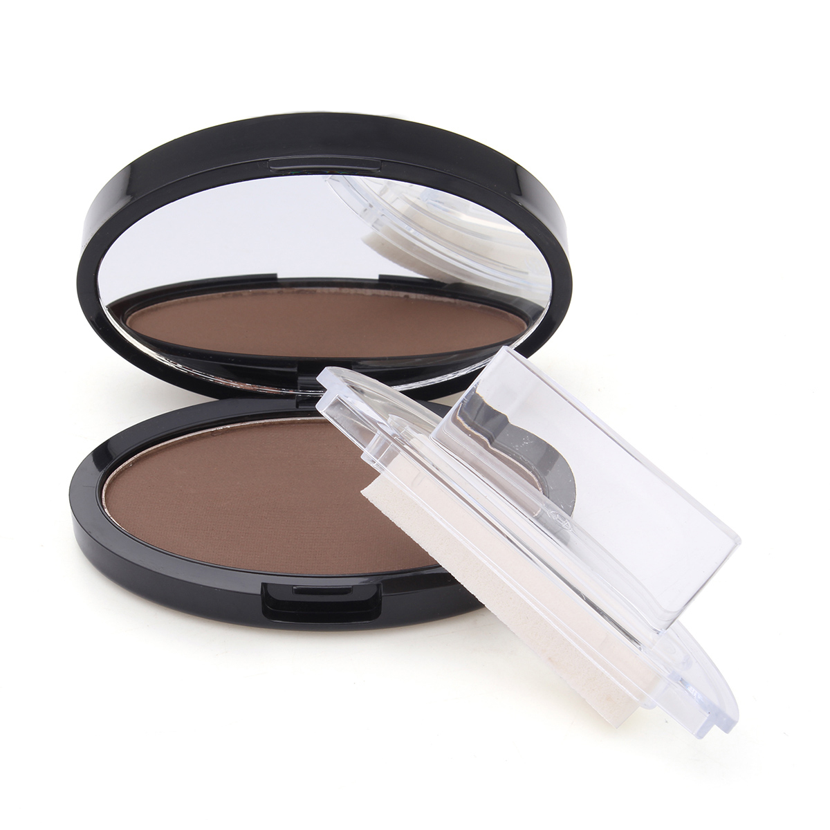 Grey Brown Makeup Eyebrow Gel Brow Stamp Powder Seal Waterproof Eyes Cosmetic Black Head Brush Tools
