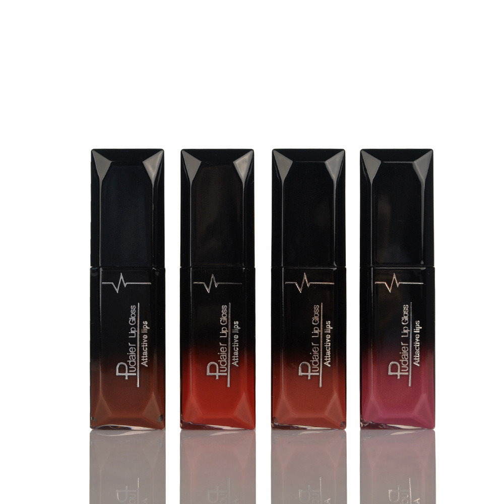 Matte Liquid Purple Lipstick Makeup Waterproof Dark Lip Gloss Tint Cosmetics Nude 6 Colors