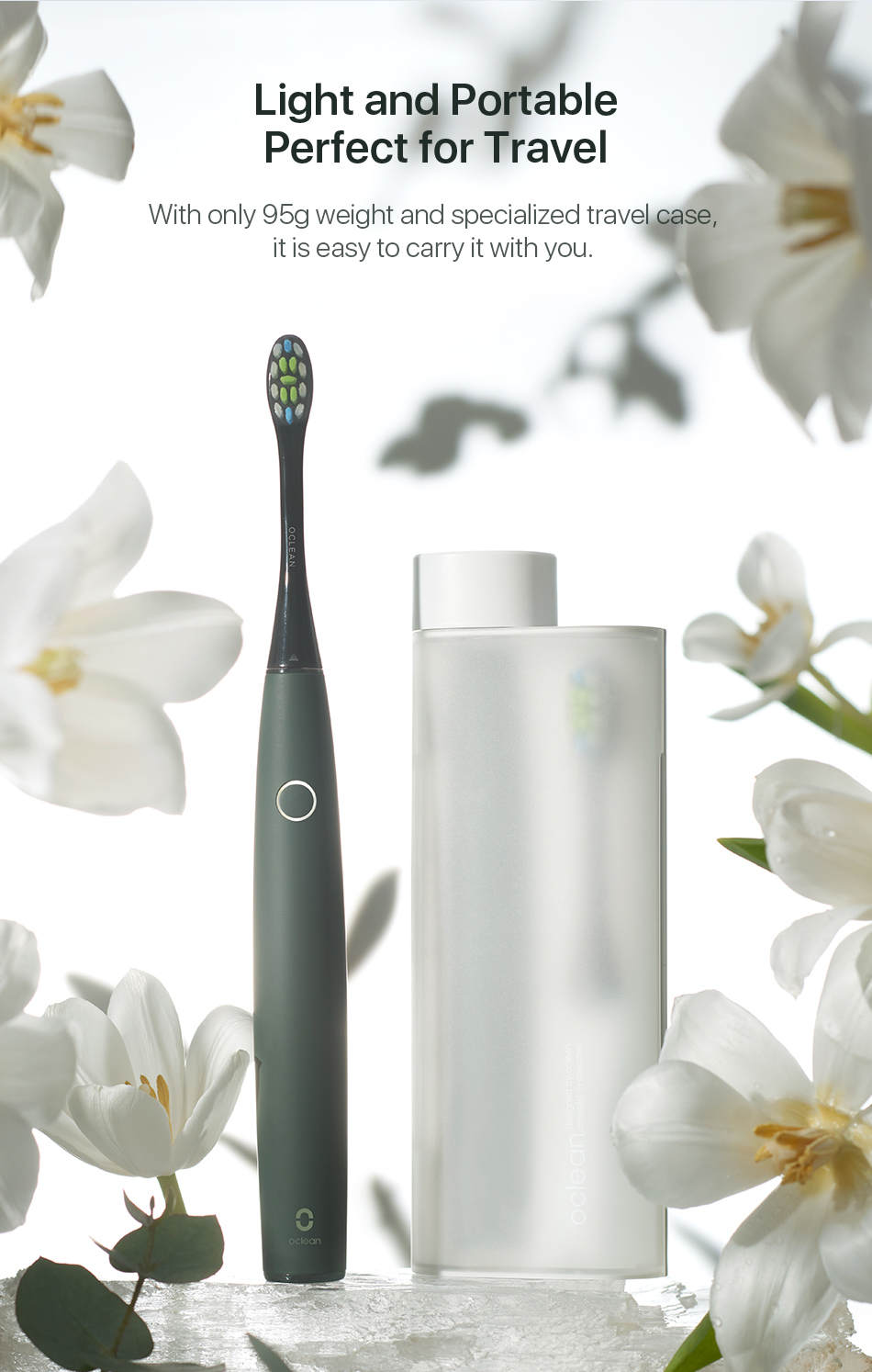 Oclean Air 2 New Sonic Electric Toothbrush IPX7 Waterproof Touch Screen Fast Charging 3 Modes Tooth Brush For Adult