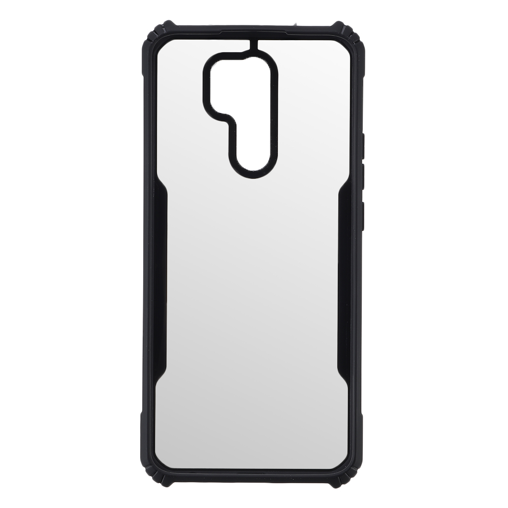 Bakeey Armor Four-Corner Bumper Transparent Acrylic Shockproof Non-Yellow Protective Case for Xiaomi Redmi 9 Non-original