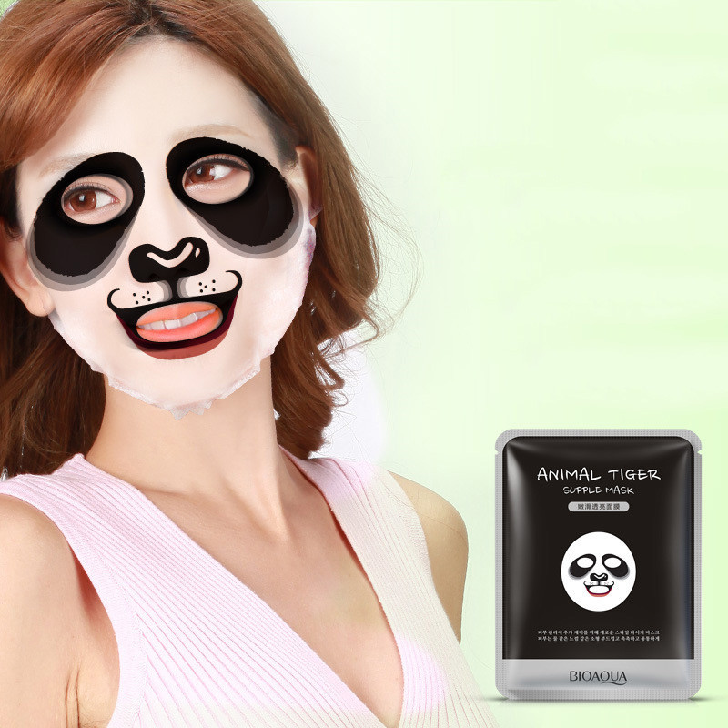 BIOAQUA Moisturizing Cute Animal Face Masks Skin Care Sheep Panda Dog Tiger Facial Mask