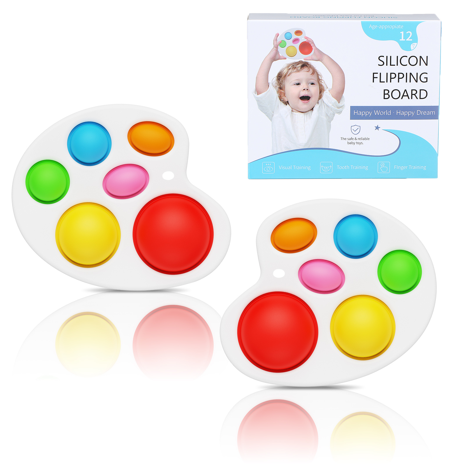Charminer Squishy Baby Sensory Toys Kid Funny Anti-stress Fidget Toy
