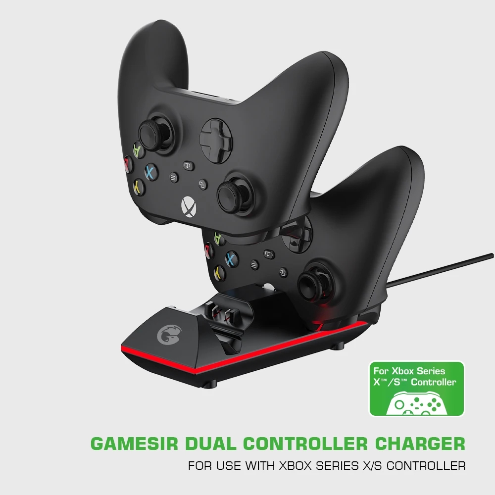 Gamesir DSXX02 Charging Dock Dual Controller Charger for XBox Series X S Game Controller Charging Station Base Stand for Gamepad