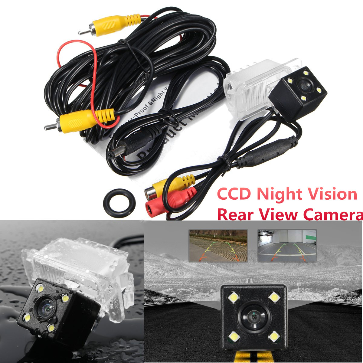 Car Rear Backup Night Vision Reverse Camera For Ford Fiesta Focus S-MAX Mondeo