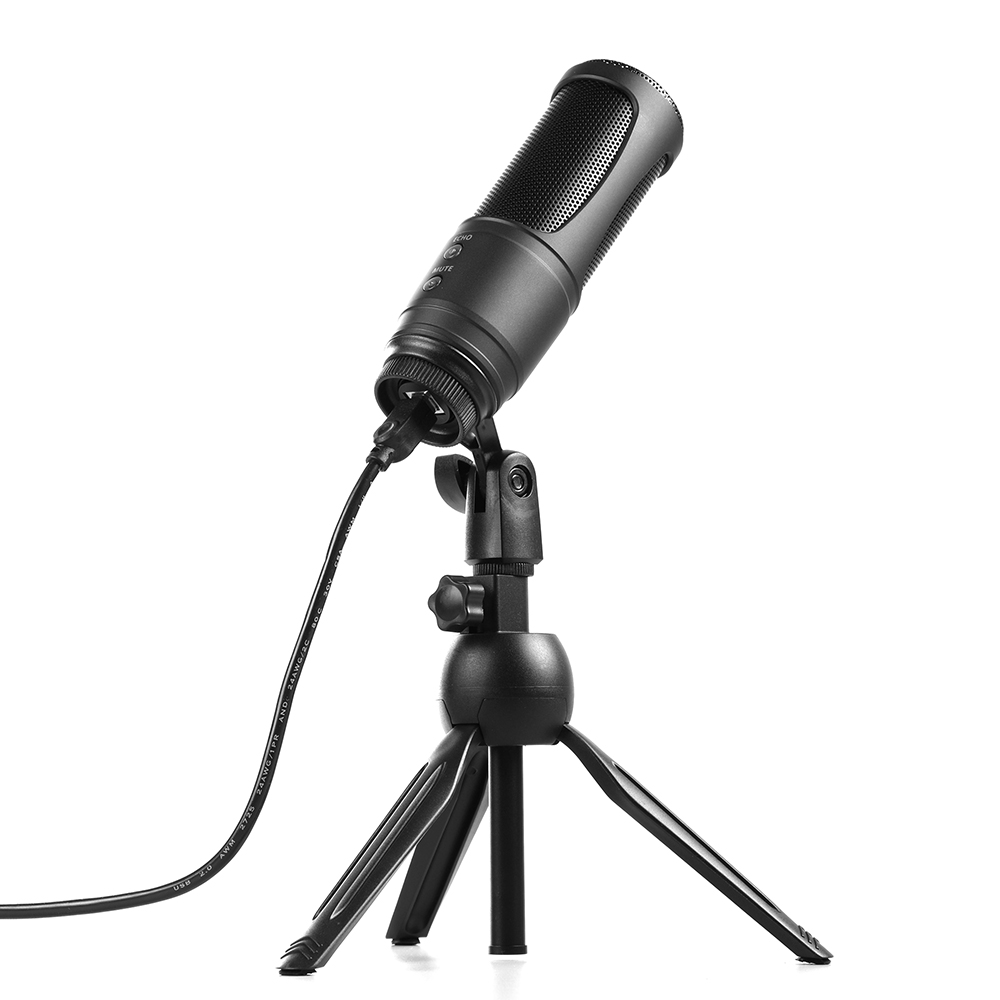 K2S USB Condenser Microphone Meeting Live Streame Game Tripod Professional Condenser Desktop Computer PC FOR Recording Online Class
