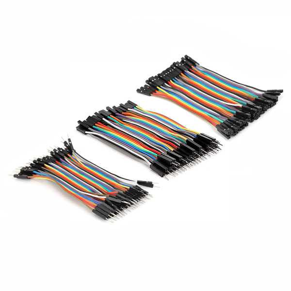 Geekcreit® 3 IN 1 120pcs 10cm Male To Female Female To Female Male To Male Jumper Cable Dupont Wire For Arduino 79