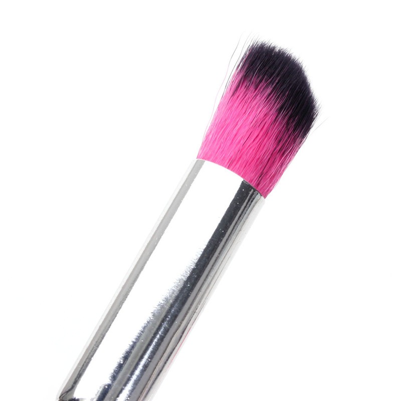 10pcs Rose Red Cosmetic Makeup Blush Powder Eye Shadow Foundation Brushes