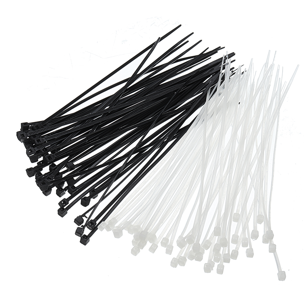 50pcs White Black 3x150mm Cable Ties Model Manufacturing Tools 21