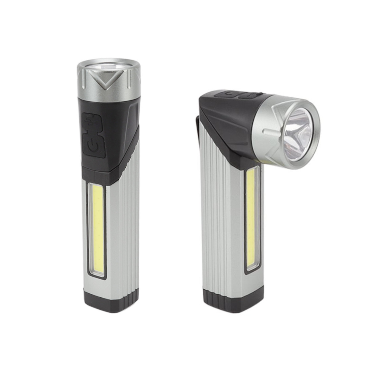 LED COB Work Light Rotatable Rechargeable Flashlight Portable 7 Gears Waterproof High Brightness for Repairing for Hiking
