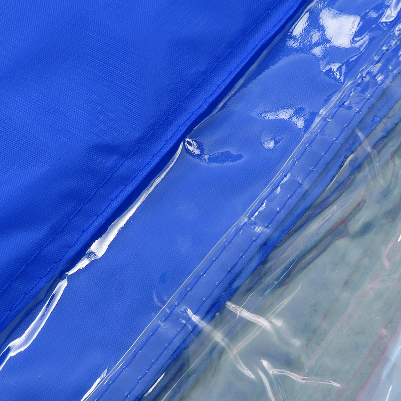 Transparent Type Camperoos Gazebo Canopy Half Plain Mesh Zip Door Windshield Quilt