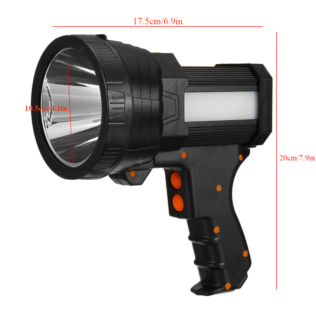 L2 Strong LED Spotlight with Tripod USB Rechargeable Powerful Searchlight Portable Handle Flashlight For Camping Hunting Fishing