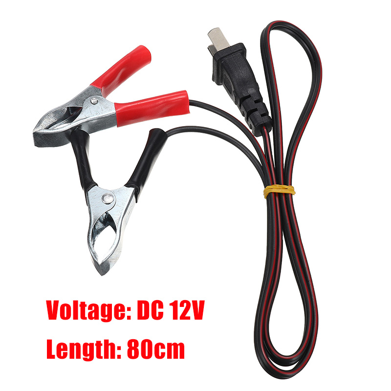 12V DC 80cm Charging Cord Cable Generator Charger Cable Wire Variable Frequency