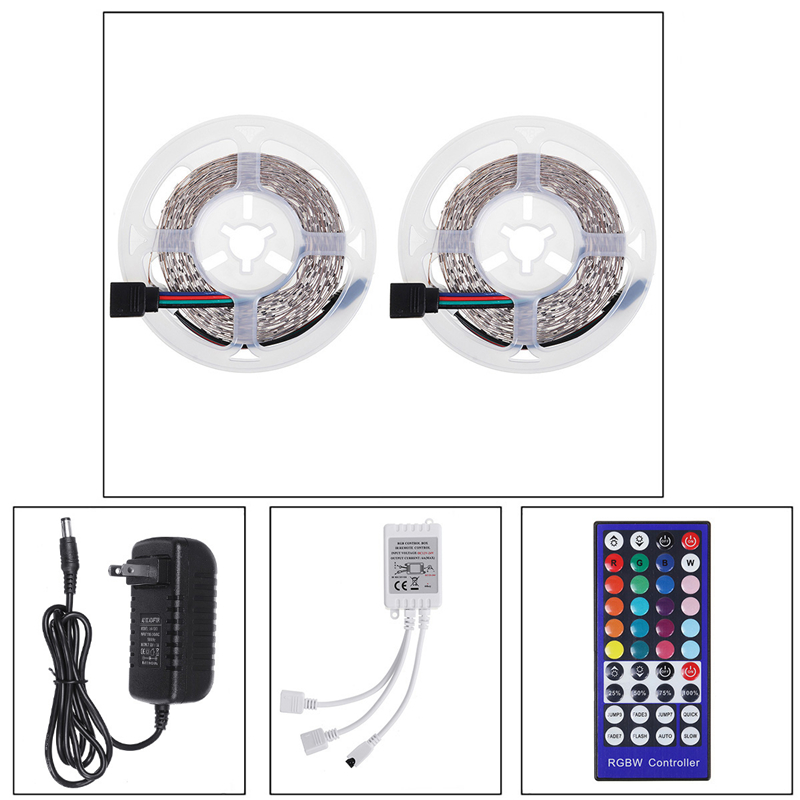 3/5/10M LED Strip Lights RGB Colour Changing Tape Under Cabinet Kitchen Lighting