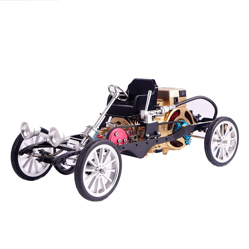 Teching Car Model Single Cylinder Engine Aluminum Alloy Model Gift Collection Toys 14