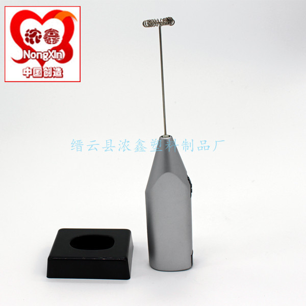 Handheld Electric Coffee Mini Egg Beater Stainless Steel Cosmetic Mixer Bar With Base Kitchen Gadget
