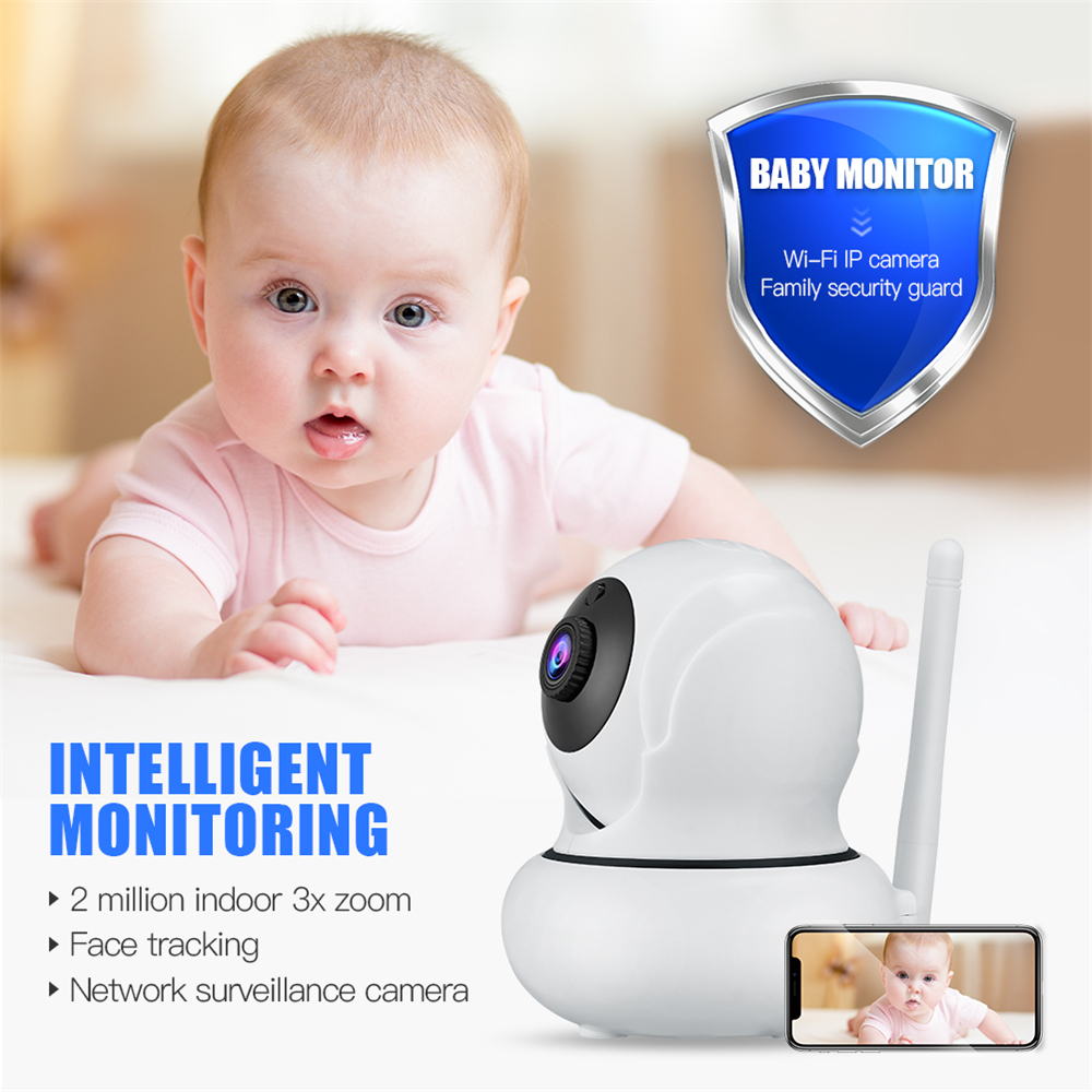 Wanscam K21 1080P WiFi IP Camera 3X Zoom Face Detection Camera P2P Baby Monitor Video Recorder 7