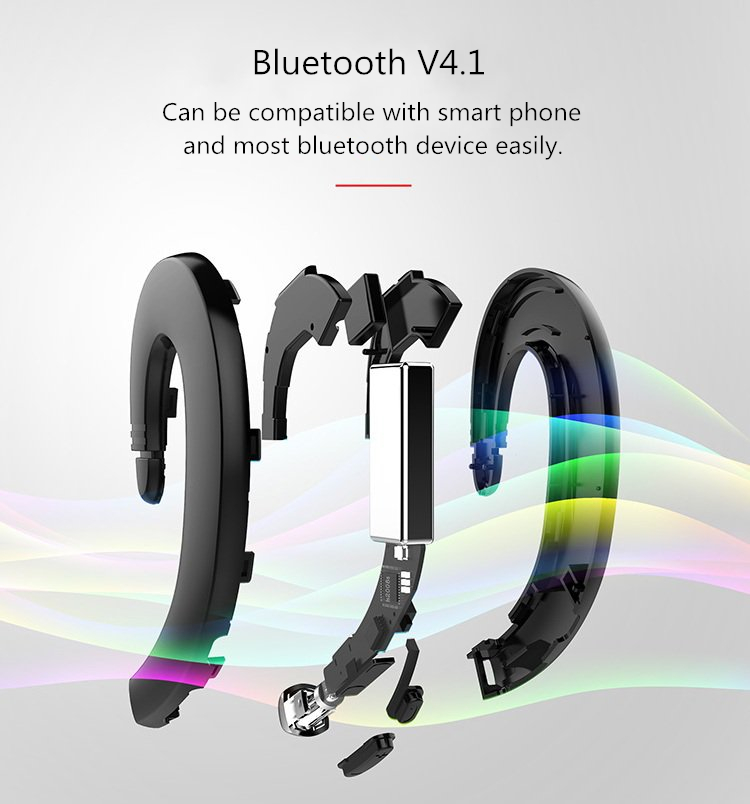 F700 Bone Conduction Earhooks Bluetooth Earphone Lightweight Noise Cancelling Headphone with Mic 12