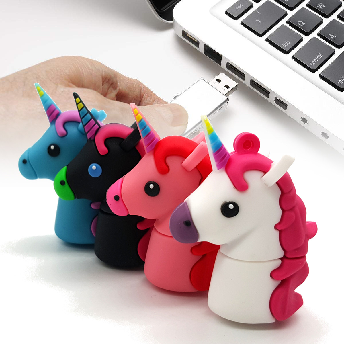 16G 32G Cute Horse USB 2.0 Flash Drives USB Memory Stick Cartoon Pen Drive 5
