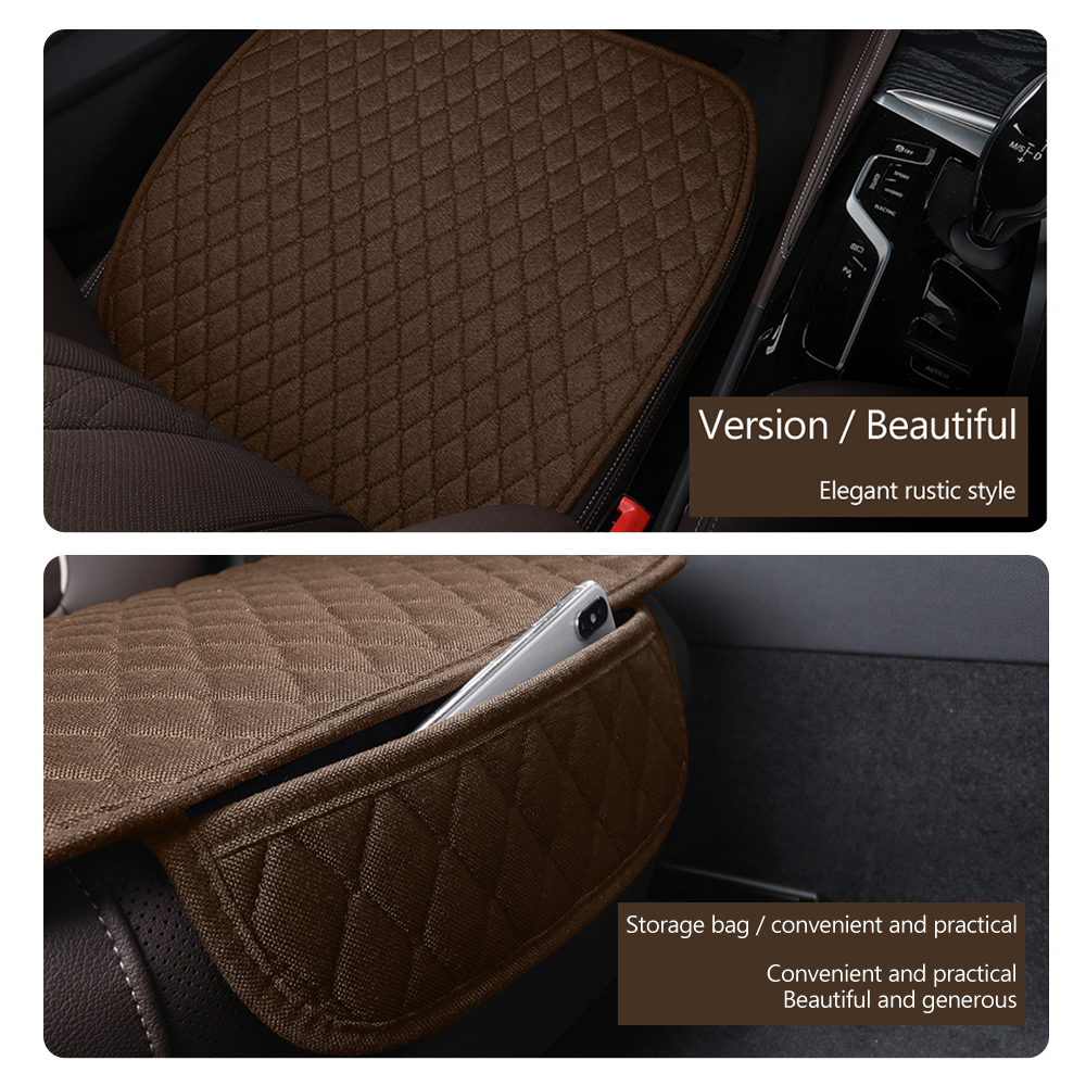 Car Seat Cushion Driver Seat Cushion With Comfort Memory Foam Non-Slip Rubber Vehicles Office Chair Home Car Pad Seat Cover