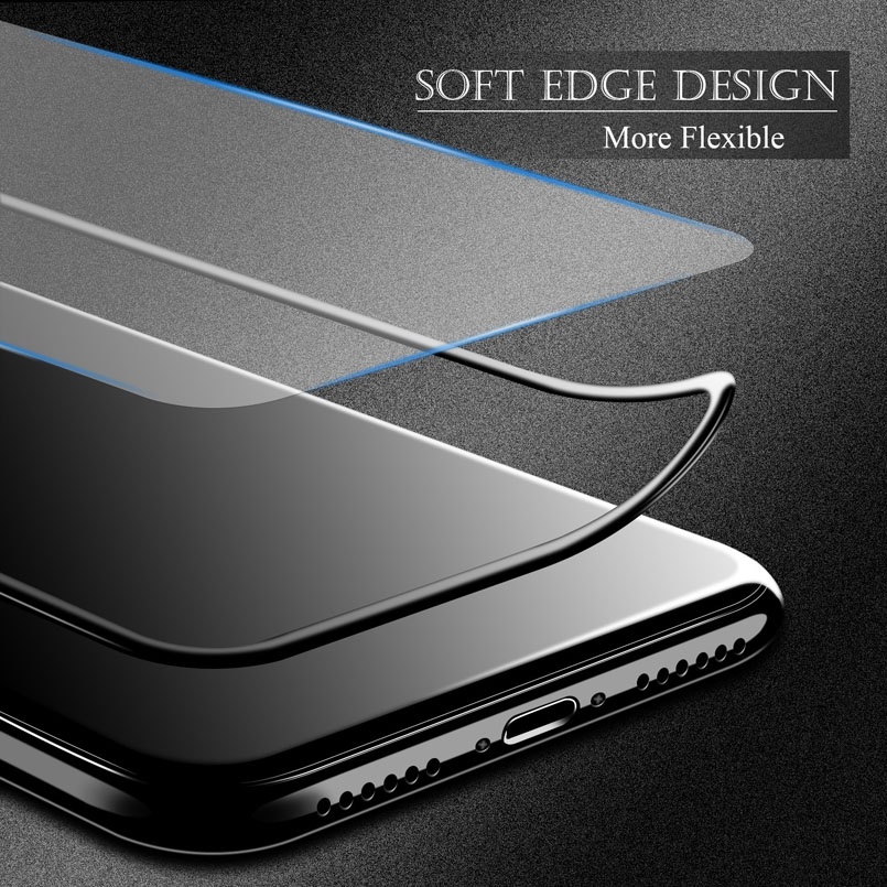 Bakeey 3D Soft Edge Carbon Fiber Tempered Glass Screen Protector For iPhone XR/iPhone 11