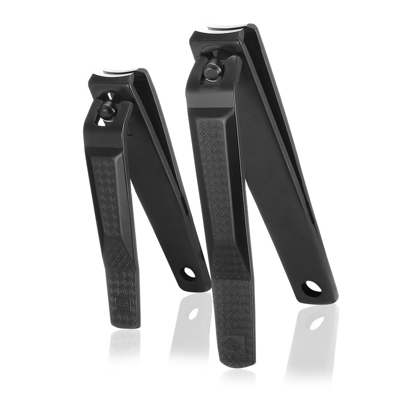 

KCASA KC-NC123 Black Nail Clipper Set Stainless Steel Sharp Cutter Toenail Travel Manicure Pedicure Tools