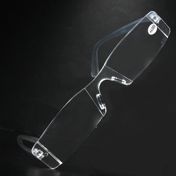 One Piece Rimless Comfortable Magnifying Reading Glasses Fatigue Relieve Strength 1.0 1.5 2.0 2.5 3.0 3.5 4.0