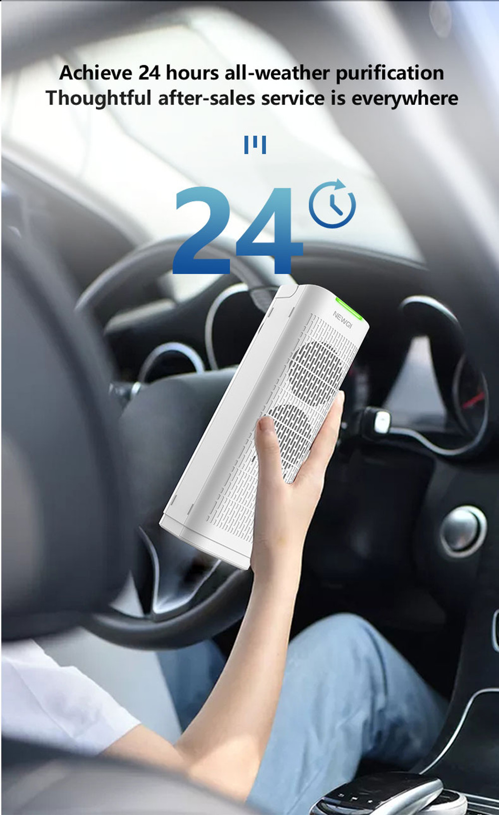 P9 12V Car Home Air Purifier Anion Odor Removal Dust Mini Dual Purpose Purification