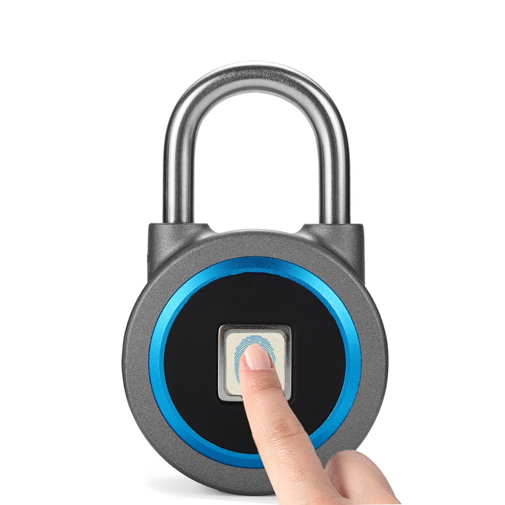

OKLOK Fingerprint Keyless Anti-theft Smart Замок Wireless Водонепроницаемы APP Bluetooth Padlock