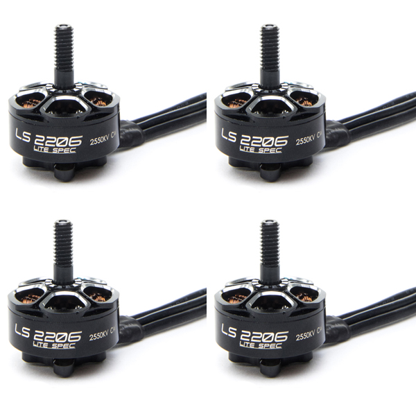 

4X EMAX LS2206 Lite Spec 2206 2550KV 3-5S CW Thread Brushless Motor for RC Drone FPV Racing