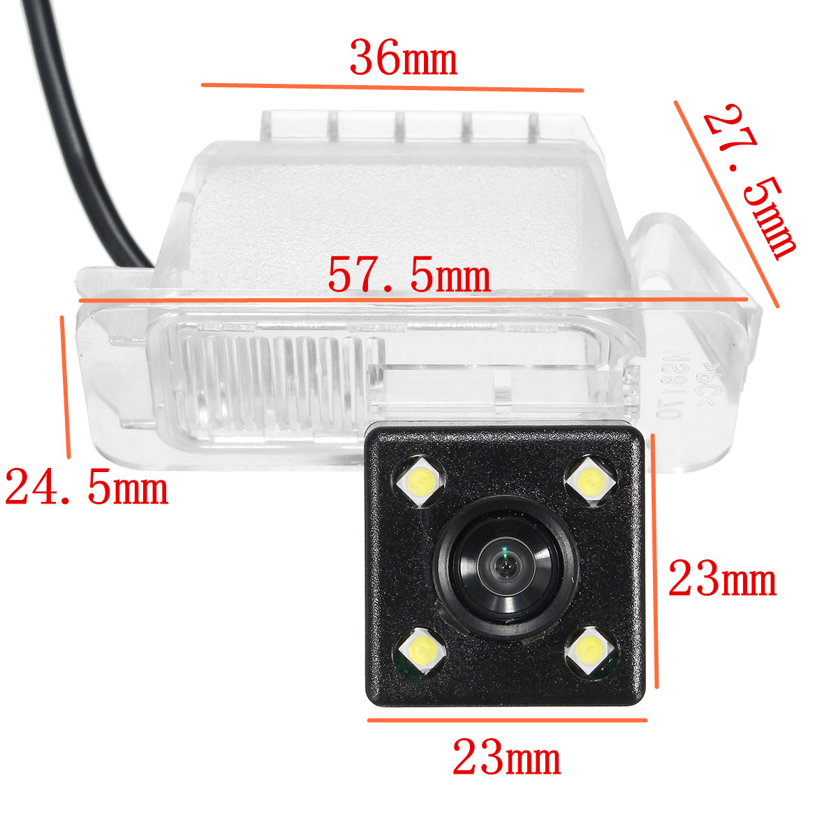 Car Rear Backup Night Vision Reverse Camera For Ford Fiesta Focus S-MAX Mondeo