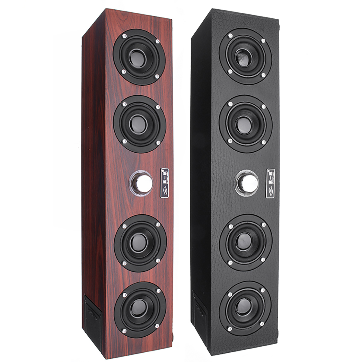 

AT FIRST SIGHT Q7 Wood 4x3.5W 4 Horns 3D Stereo Bass Bluetooth 4.0 Поддержка динамиков AUX USB FM Радио