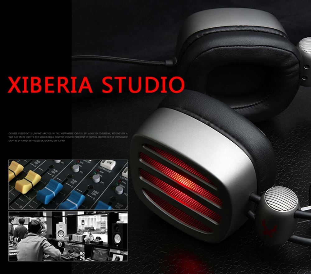 Xiberia S21 USB Wired 7.1 Surround Sound Stereo Gaming Headphone Headset with Mic 9