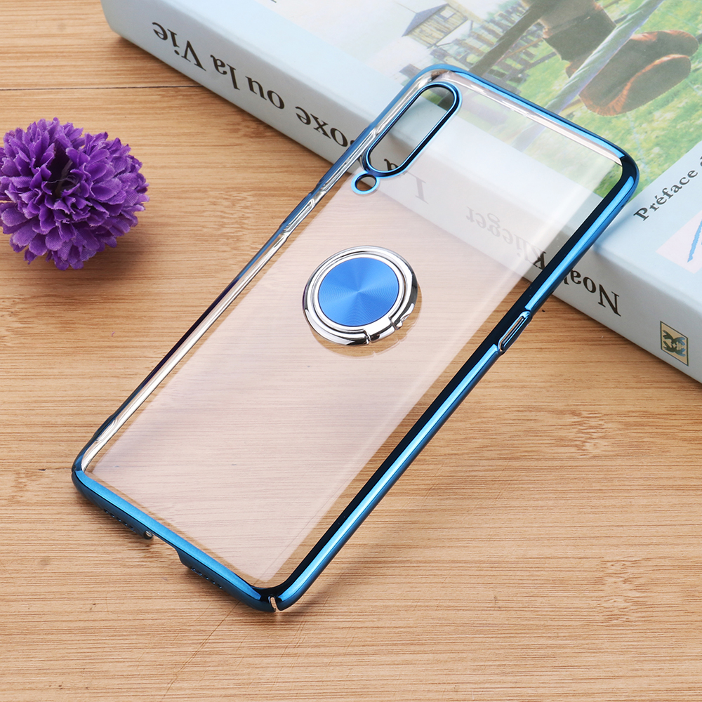 Bakeey Ring Holder Color Plating Hard PC Protective Case For Xiaomi Mi9/ Mi 9 Transparent Edition  Non-original
