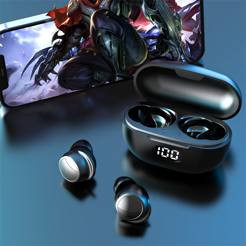 T58 TWS bluetooth Earphones Wireless Earbuds LED Dislplay Stereo Sports Headsets Headphone With Mic