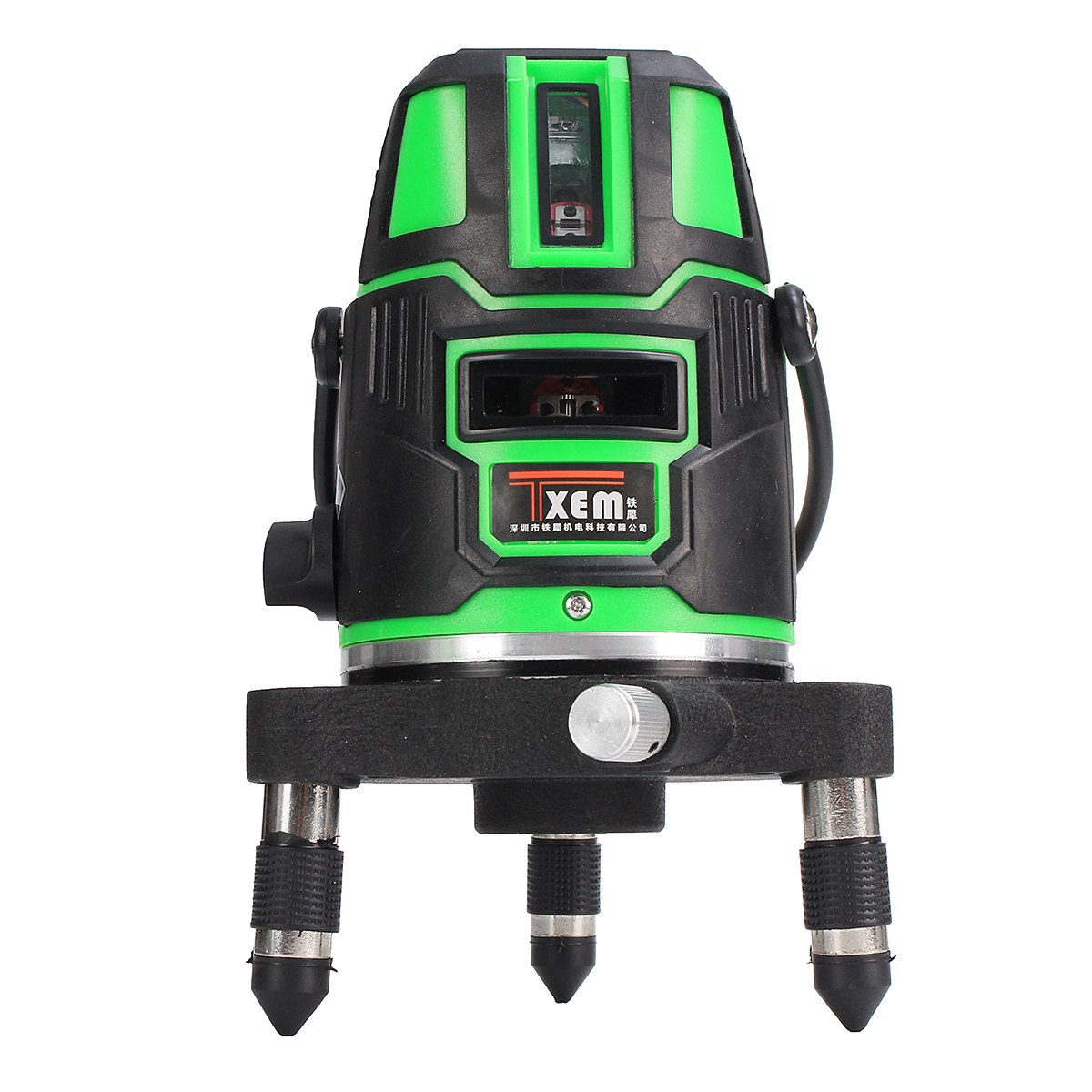 Pangding Level Meter 1pc Level Green 8-Line Self Leveling Crosses Line 360° Rotarys Leveling Tool 
