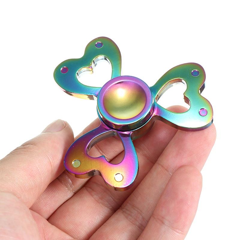 

Colorful Alloy Fidget Hand Spinner EDC Focus Attention Reduce Stress Toys Fingers Gyro Children Gift