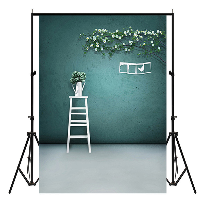 Fashion Vinyl Indoor Photography Background Attractive Basket Of Flowers  Photo Studio Customizable Backdrops Sale