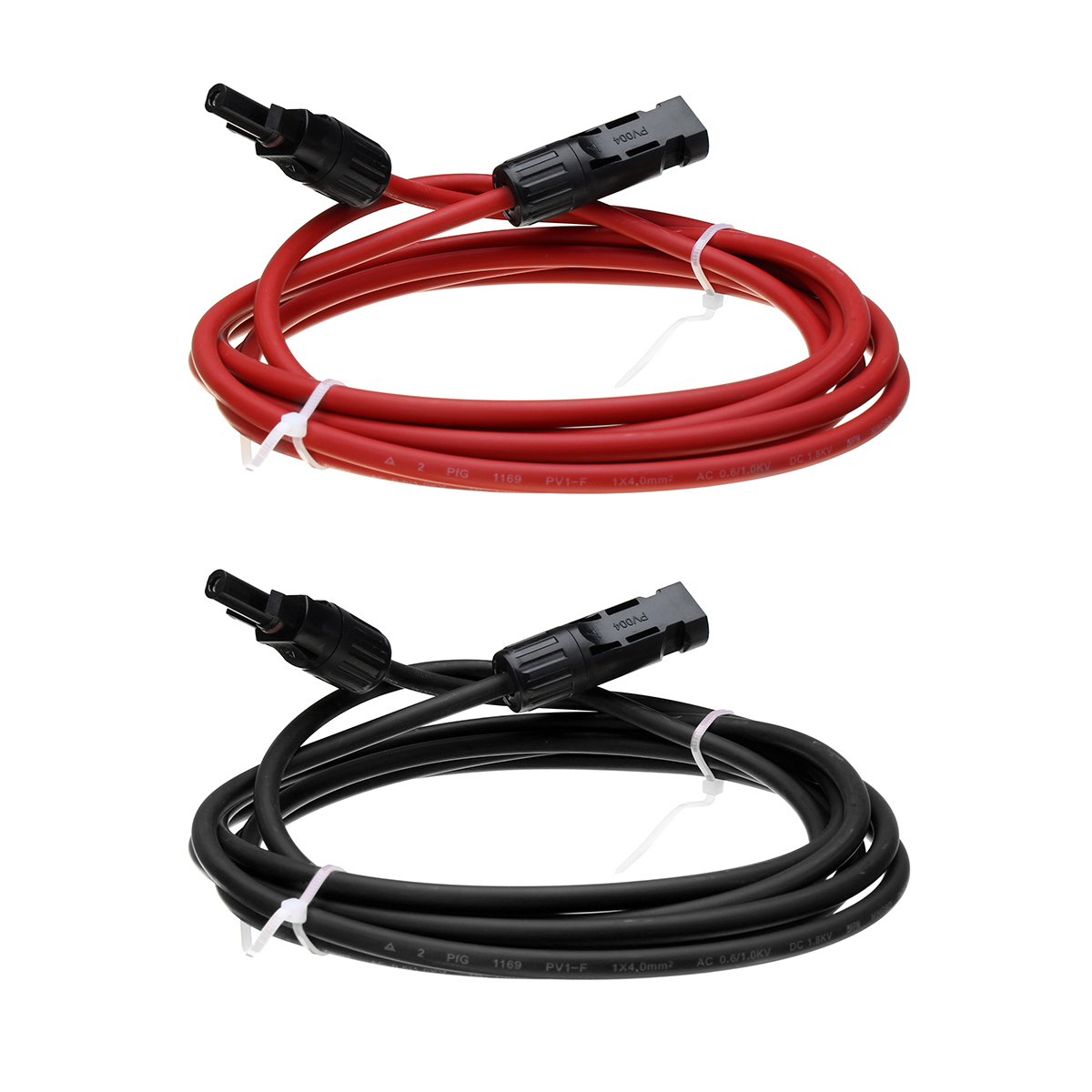 3M AWG12 Black or Red MC4 Connector Solar Panel Extension Cable Wire 92