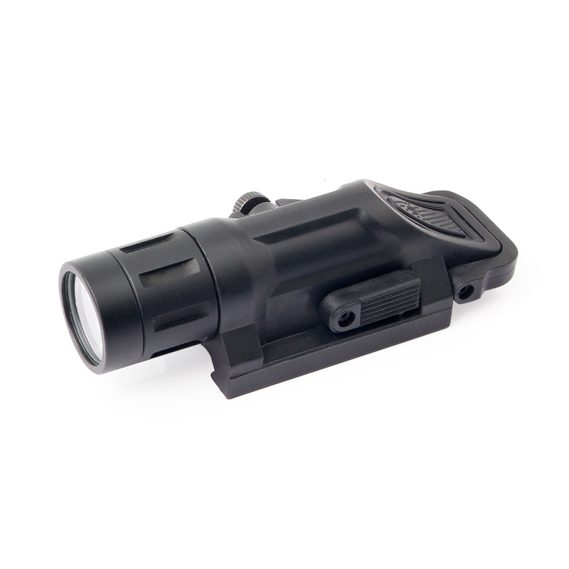 

X107 Black Tactical LED Flashlight For WML RifleScope Optical Sights 20mm Rail Mount
