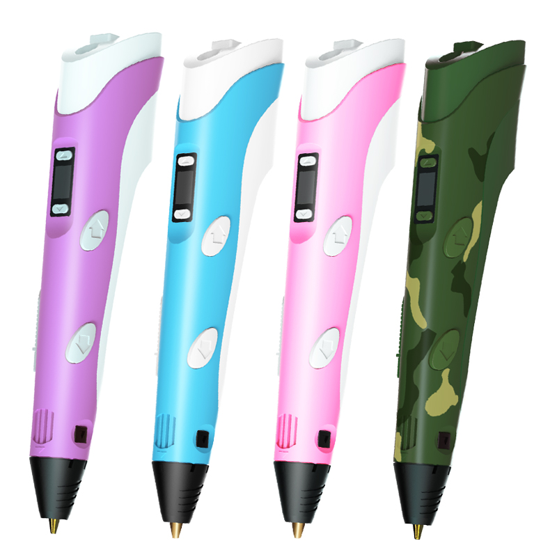 Camouflage 2nd Generation 3D Printing Pen with EU Plug