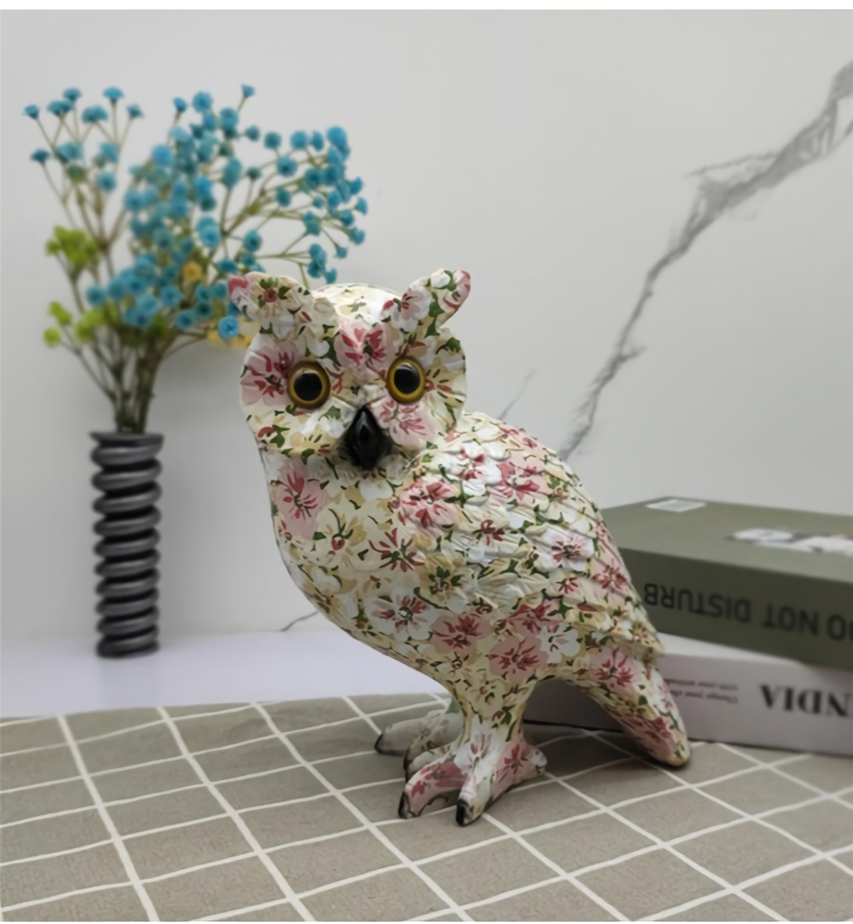 Colorful Owl Ornaments Creative Creative Art Animal Resin Crafts Home Office Desktop Decorations Accessories