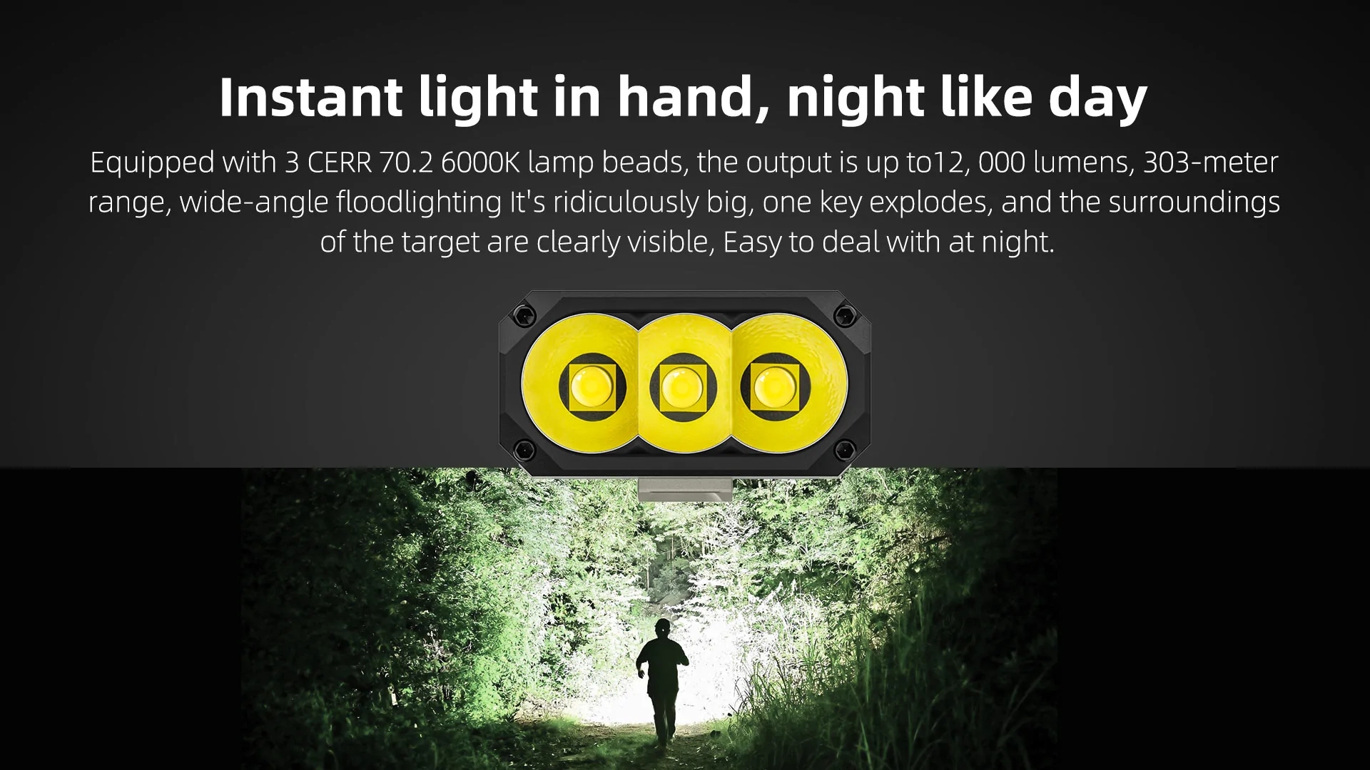 Wuben X1 12000 Lumens Small And Powerful Easy Carry Light EDC LED Flashlight Bike Light Headlight Bycycle Front Light