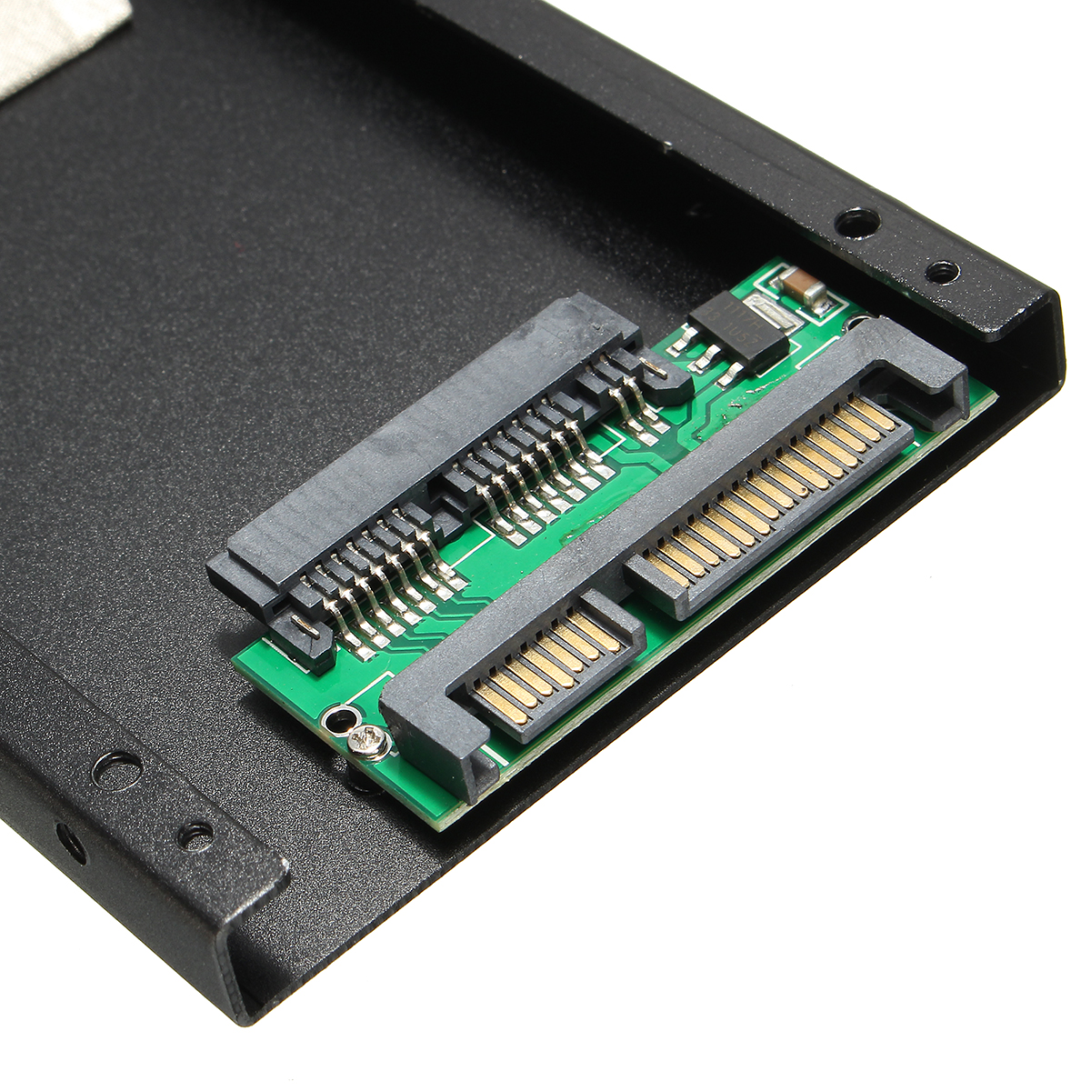 Micro SATA 1.8" to 2.5" SATA HDD Hard Drive Card Converter Adapter HDD Hard Disk Metal Case 8