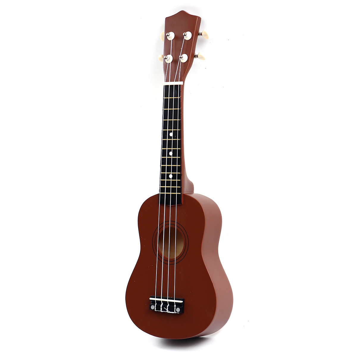 21 Inch 4 Strings Wood Hawaii Ukulele Musical Instrument with Gig Bag Strings Tuner Strap