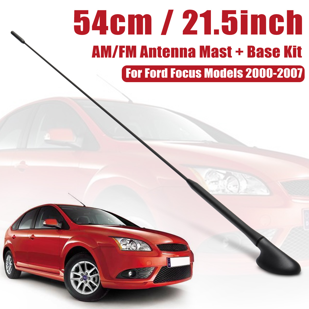 Car Roof AM FM Antenna Mast with Base XS8Z18919AA For Ford Focus 2000-2007