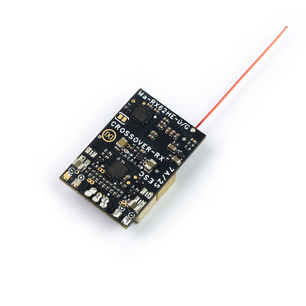 AEORC RX155-E/TE 2.4GHz 7CH Mini RC Receiver with Telemetry Integrated 2S 7A Brushless ESC Supports FrSky D16 for RC Drone - Photo: 5