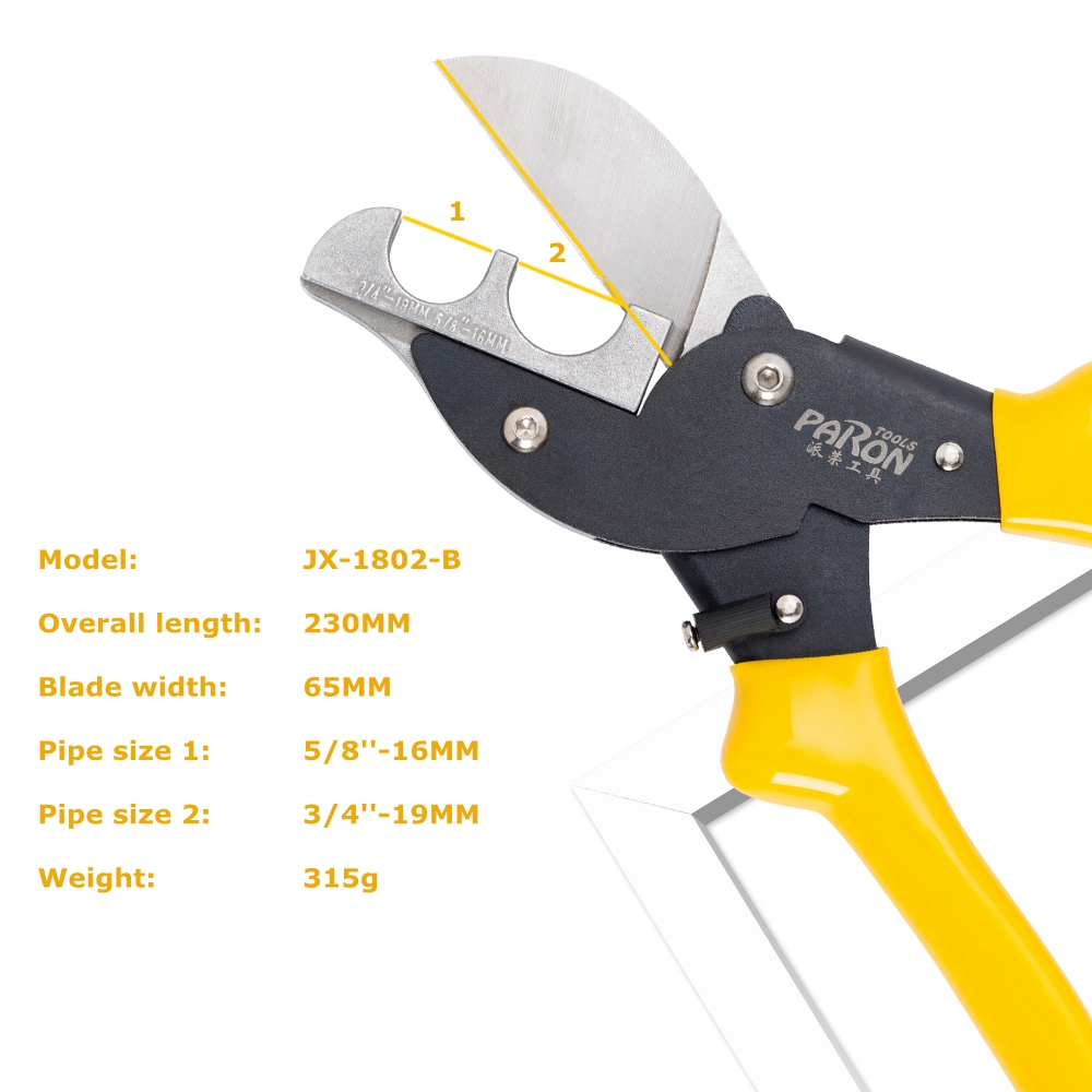 Paron® JX-C8025 45°-135° Adjustable Universal Angle Cutter Mitre Shear with Blades Screwdriver Tools 35