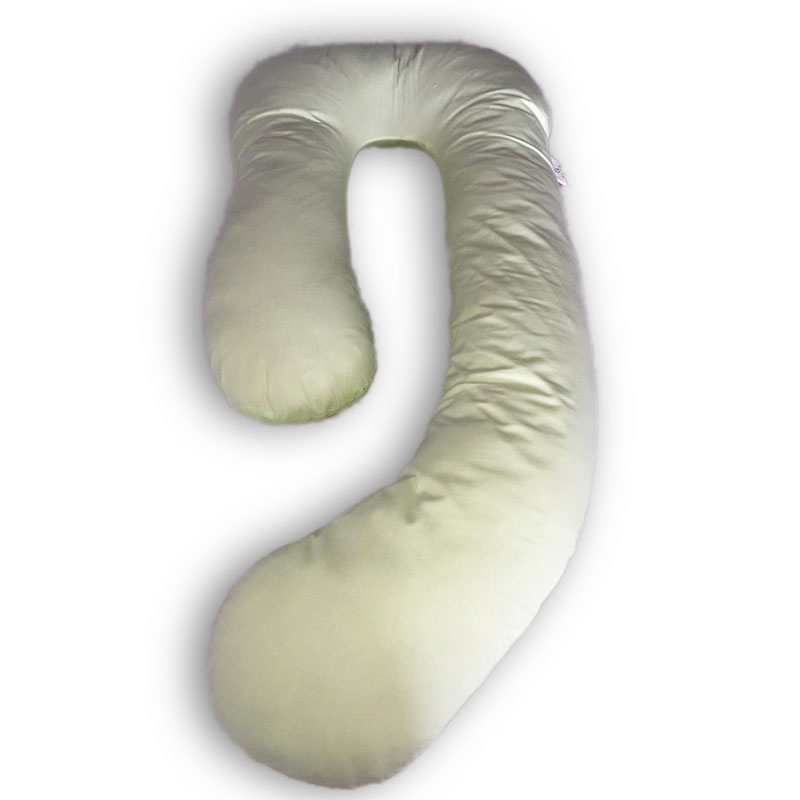 Honana WX-8265 J Shape Pregnancy Soft Body Pillow Side Lying Cushion for Pregnant Women & Side Sleep
