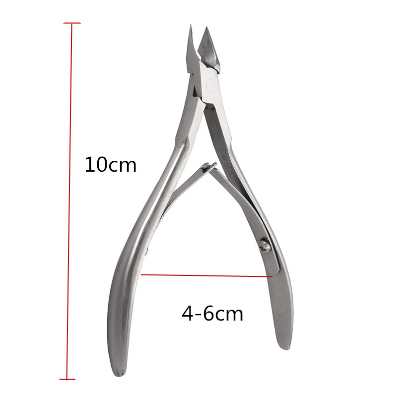 Stainless Steel Dead Skin Cuticle Scissors Remover Cleaner Nail Art Pedicure Nipper Manicure Tool 